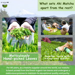 Load image into Gallery viewer, AKI MATCHA - Organic SUPERIOR Matcha Green Tea Powder | Made in Japan | USDA Organic | First Harvest Ceremonial Grade 30g (15 servings)

