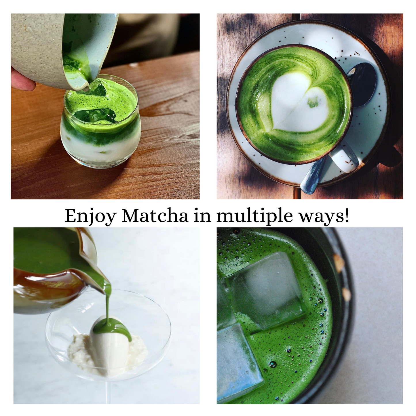 Artisanal Japanese Matcha - Premium Barista Matcha Powder | Japanese Matcha Tea | Bold, Rich Matcha and no hint of bitterness | EGCG 35mg/1g Matcha | Size 100g (50 teaspoons = 50 cups)