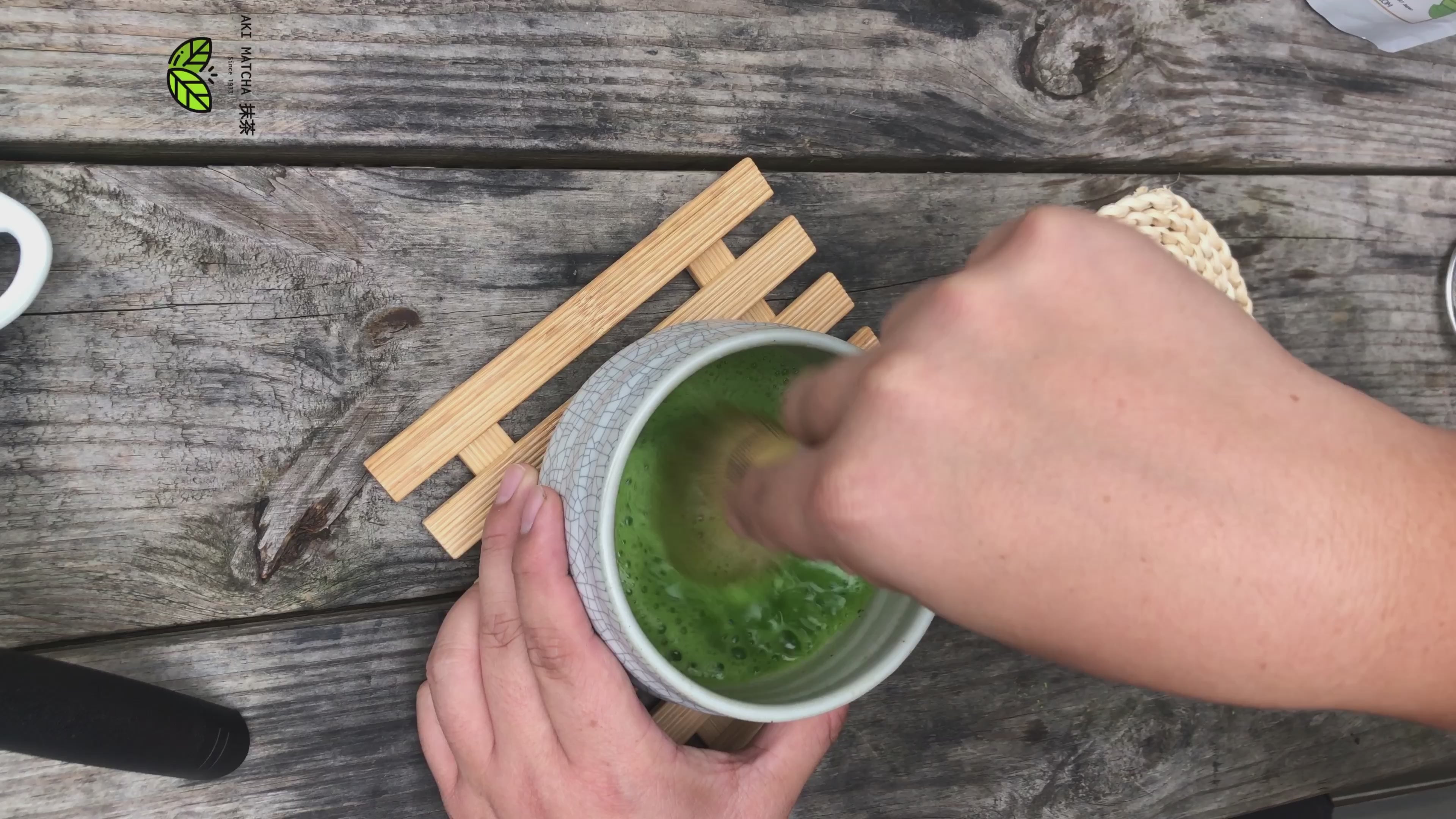AKI MATCHA - Organic Matcha Green Tea Powder | Made in Japan | USDA Certified Organic | Spring Harvest Ceremonial Grade 100g (50 servings)