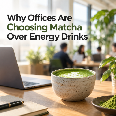 matcha for offices and why offices are choosing matcha over energy drinks