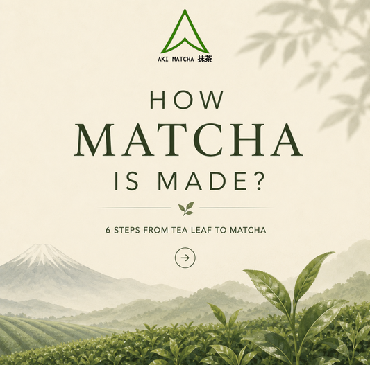 How matcha is produced in Japan by Aki Matcha Japanese matcha supplier wholesale matcha