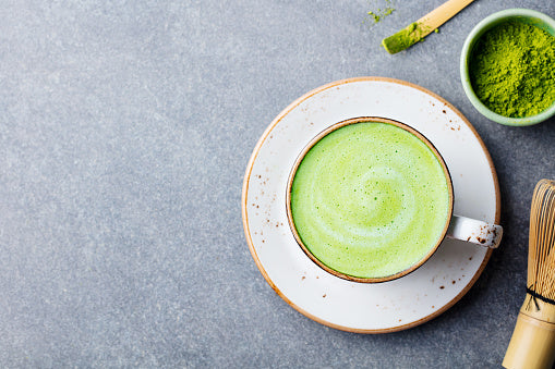 sweetened matcha powder