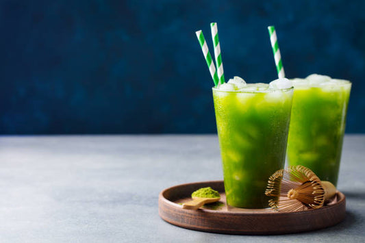 Matcha ice tea 