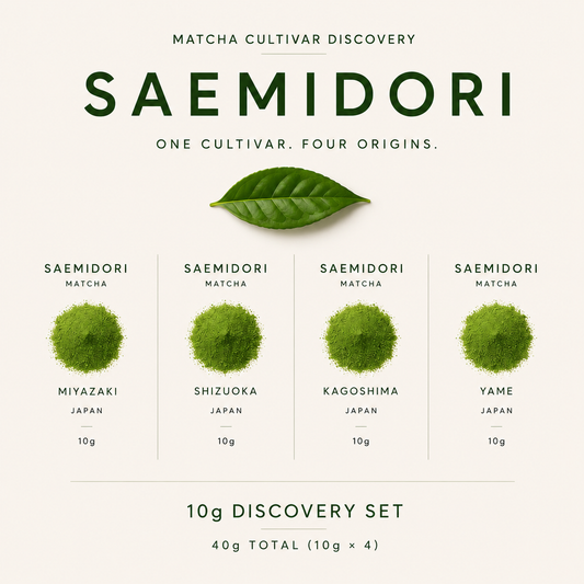 Saemidori Matcha Set - First Harvest Matcha | Four Origins (10g × 4)