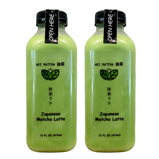 Aki Matcha Latte - Freshly Made and Delivered the Next Day in Tampa, Florida ONLY - Size: 16oz