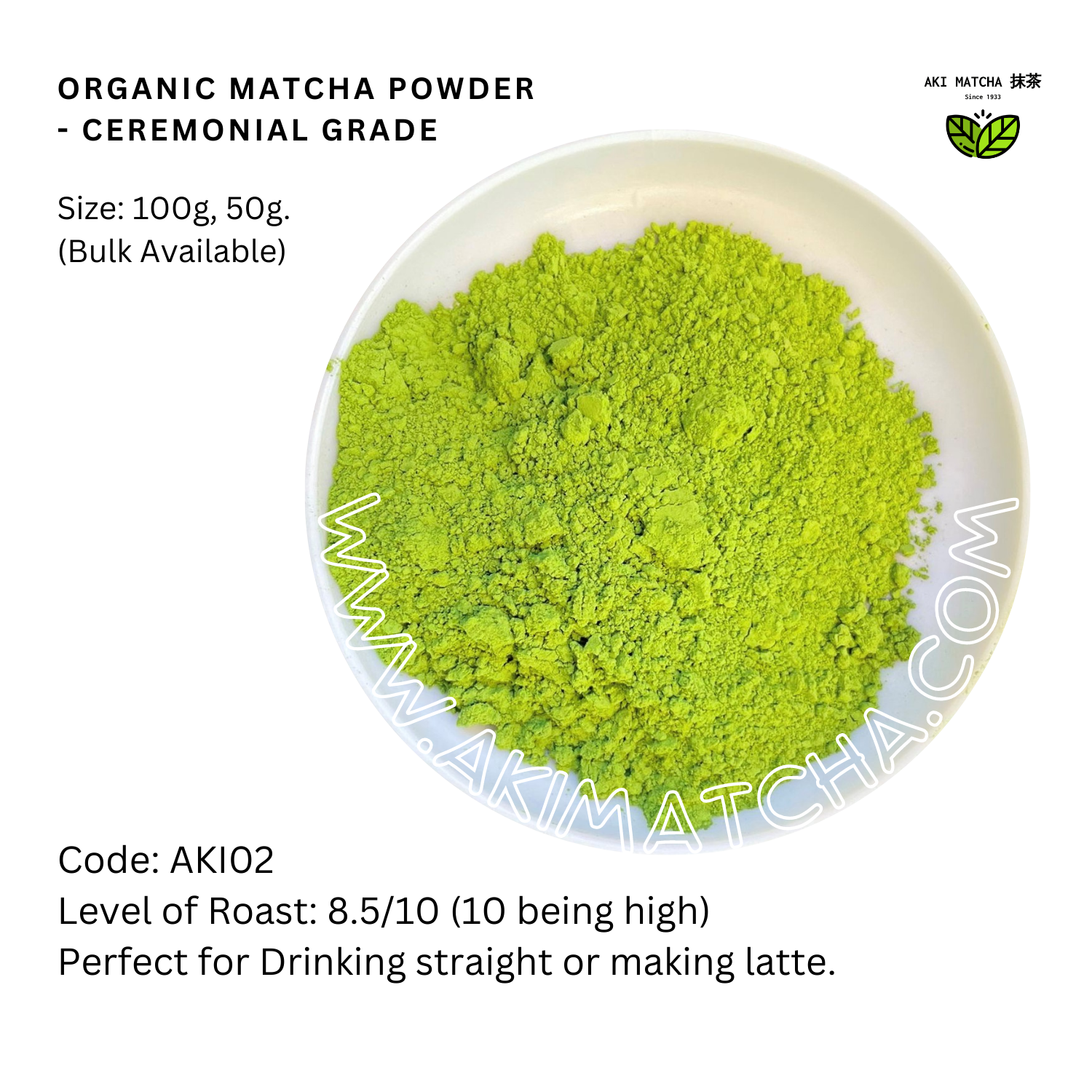 Organic Ceremonial Matcha - Buy Organic Japanese Green Tea Powder